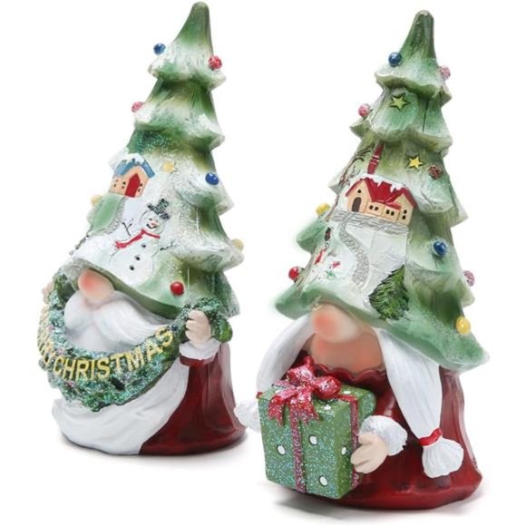 2pcs Christmas Gnomes Decorations Handmade Scandinavian Gnomes Ornaments - Picture 6 of 7